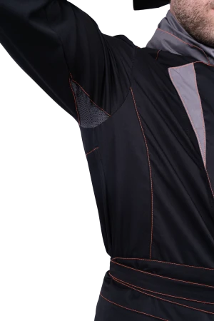 Костюм ГУРМАН , черный-серый Кос 080