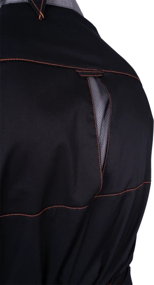 Костюм ГУРМАН , черный-серый Кос 080