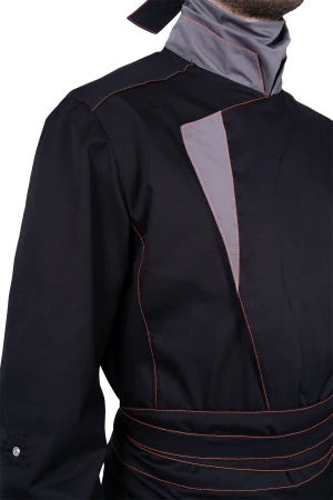 Костюм ГУРМАН , черный-серый Кос 080