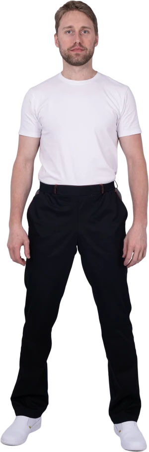 Костюм ГУРМАН , черный-серый Кос 080