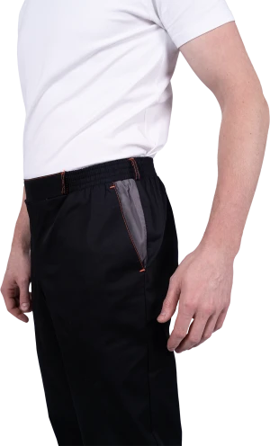 Костюм ГУРМАН , черный-серый Кос 080