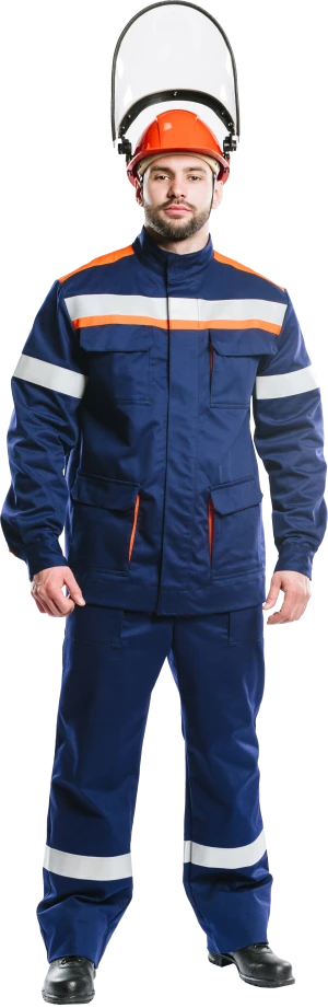 Костюм 20.1 кал/см2 из огнезащитной ткани WORKER,(Куртка+брюки)