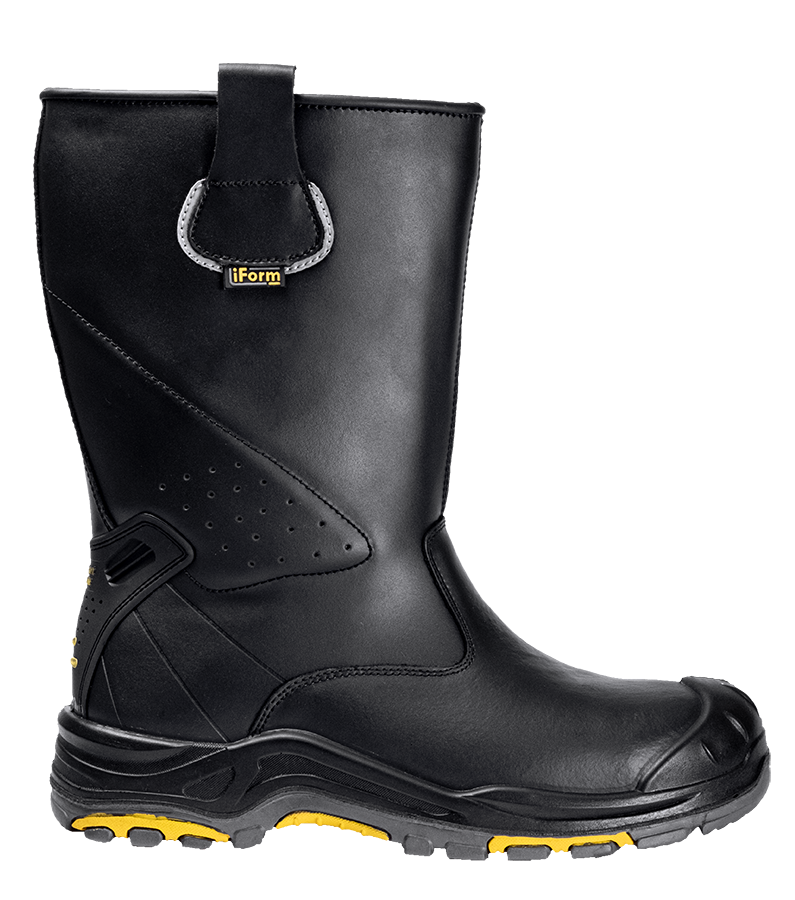 Сапоги iForm® ORIGINAL DIAMOND GRIP (ОРИДЖИНАЛ ДАЙМОНД ГРИП) с КП и КС нат мех, кожаные ПУ/нитрил