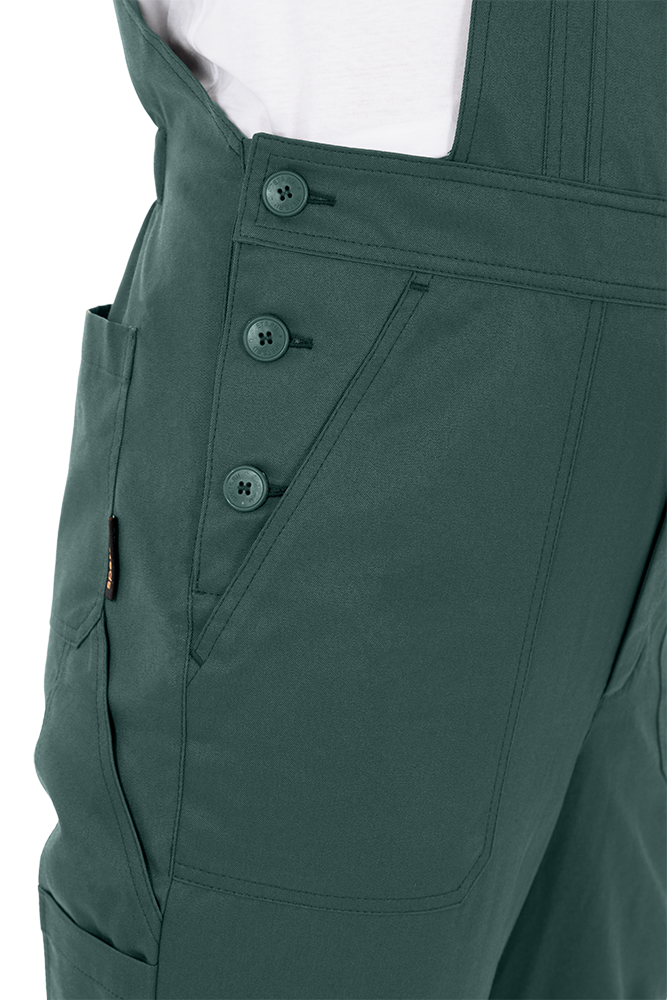 Костюм мужской ТЕХНИК 2 от механических воздействий и ОПЗ (куртка, полукомбинезон), темно-зелёный/черный