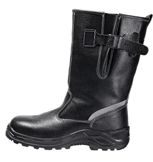 Сапоги TURBO с КП, хромовые ПУ/нитрил (Сап. 085)