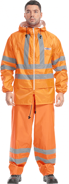 Костюм EXTRA-VISION WPL влагозащитный флуоресцентный оранжевый Кос 100