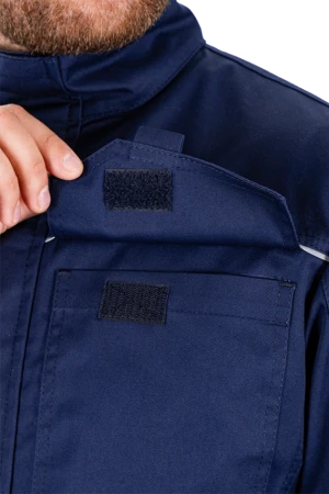 Костюм мужской ДЮРАБЛ от механических воздействий и ОПЗ (куртка, брюки), синий Кос 834