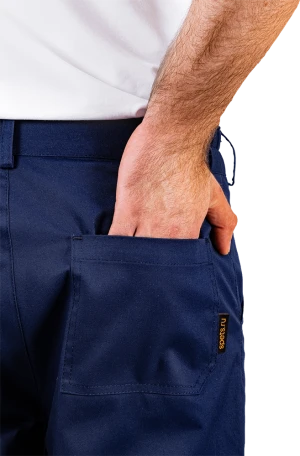 Костюм мужской ДЮРАБЛ от механических воздействий и ОПЗ (куртка, брюки), синий Кос 834