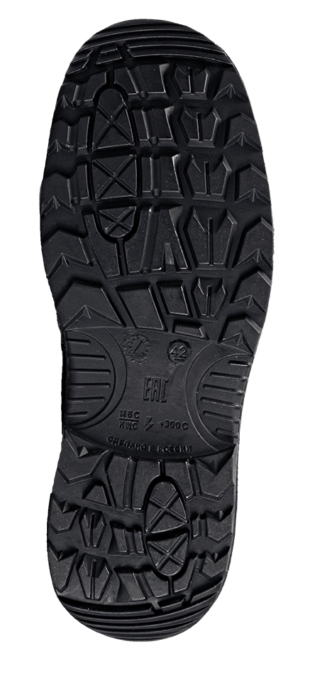 Сапоги TURBO "СЕВЕР" с КП (68КП/Мод.Сап 131), многослойный утеплитель, кожа/оксфорд, ПУ/нитрил