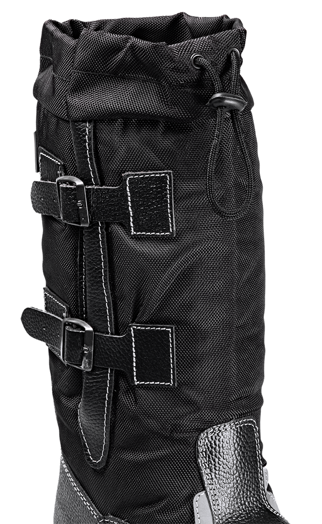 Сапоги TURBO "СЕВЕР" с КП (68КП/Мод.Сап 131), многослойный утеплитель, кожа/оксфорд, ПУ/нитрил