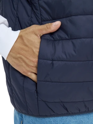 Жилет ДЕМИ стеганый, т/синий Жил 002