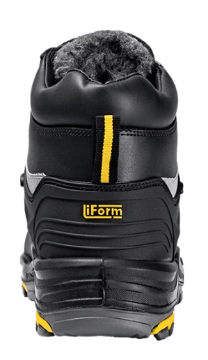 Ботинки iForm® ORIGINAL (ОРИДЖИНАЛ) с КП и КС шерст. мех, кожаные ПУ/нитрил