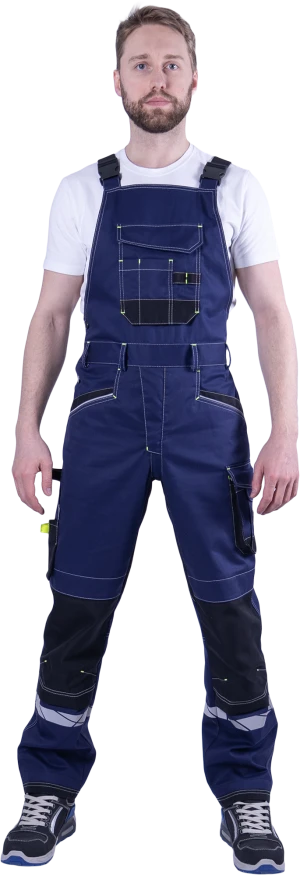 Полукомбинезон КОРПОРАЦИЯ летний, синий-черный Пком 1604