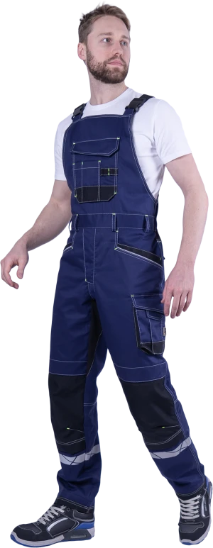 Полукомбинезон КОРПОРАЦИЯ летний, синий-черный Пком 1604