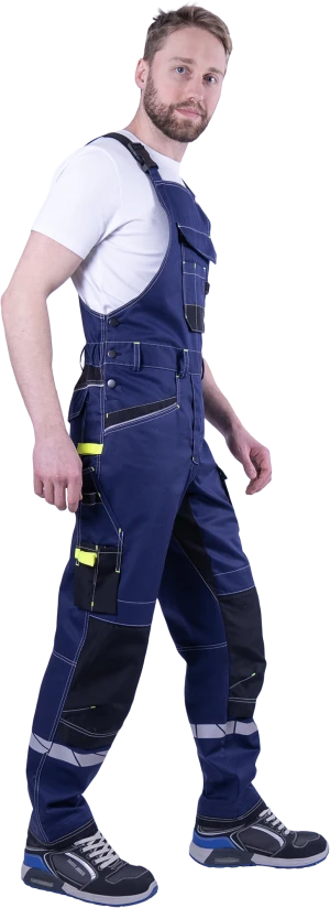 Полукомбинезон КОРПОРАЦИЯ летний, синий-черный Пком 1604