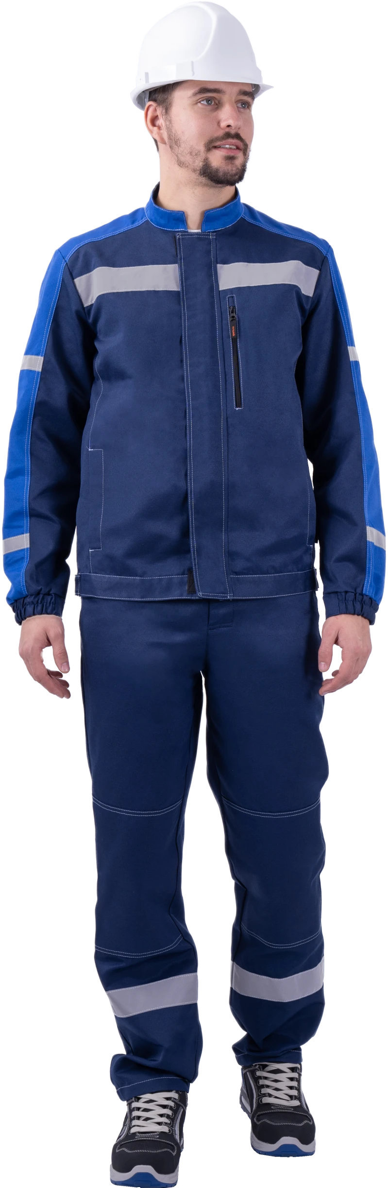 Костюм РОУД летний, синий-василек (Куртка+полукомбинезон) Кос 453