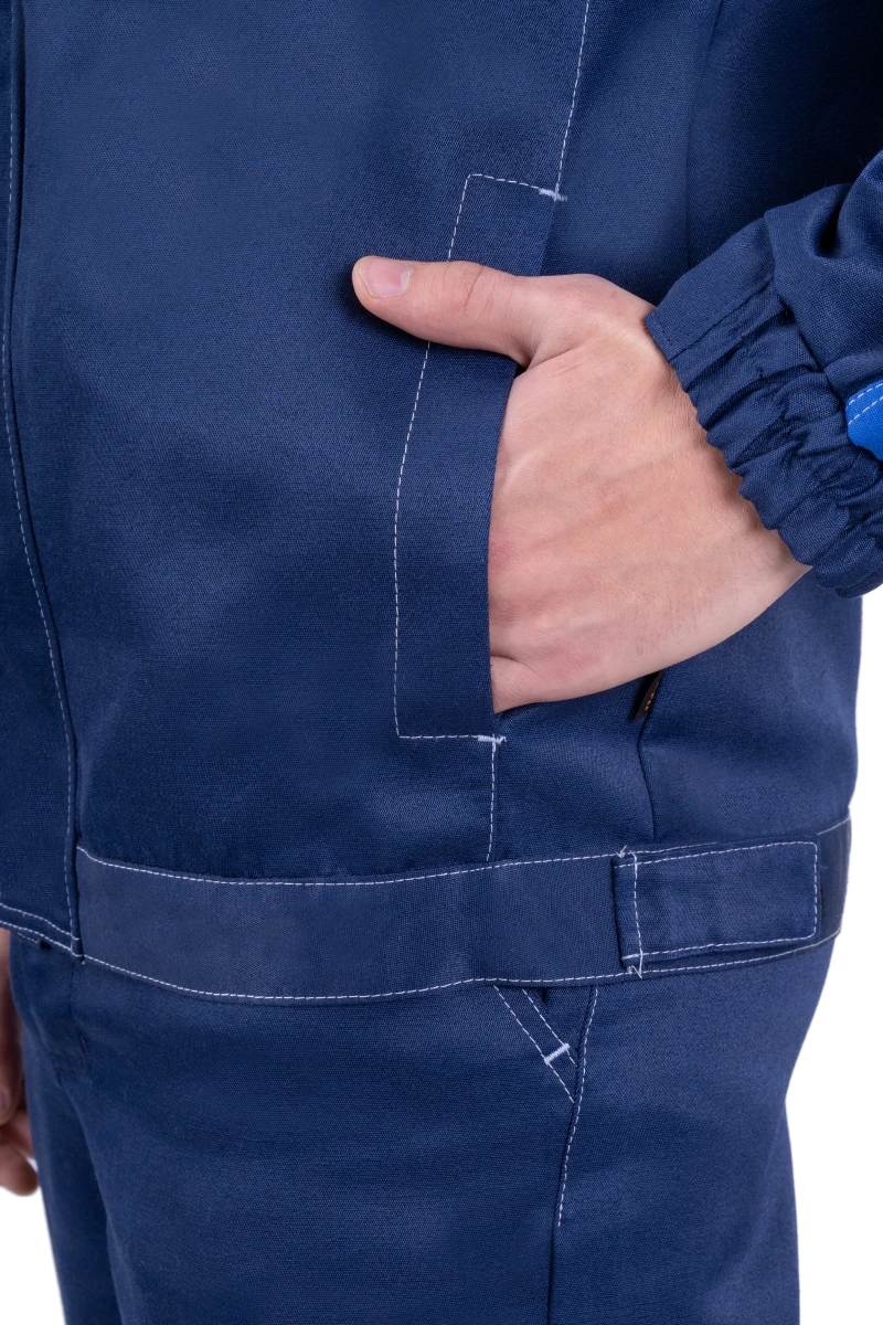 Костюм РОУД летний, синий-василек (Куртка+полукомбинезон) Кос 453