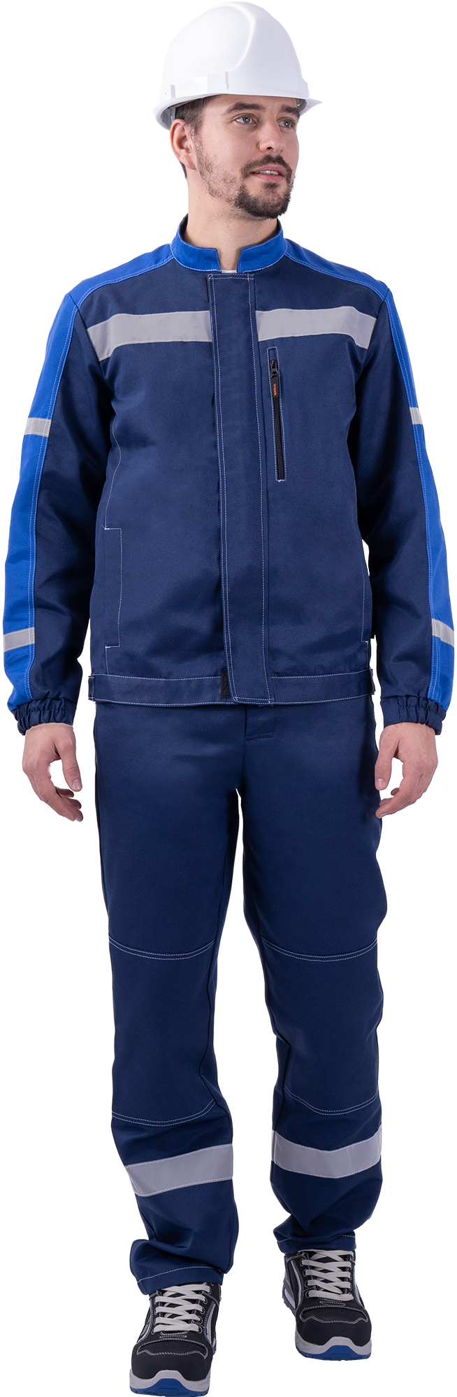 Костюм РОУД летний, синий-василек (Куртка+полукомбинезон) Кос 453