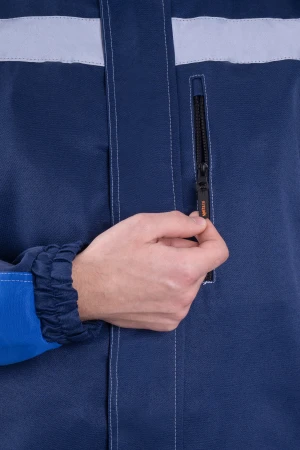 Костюм РОУД летний, синий-василек (Куртка+полукомбинезон) Кос 453