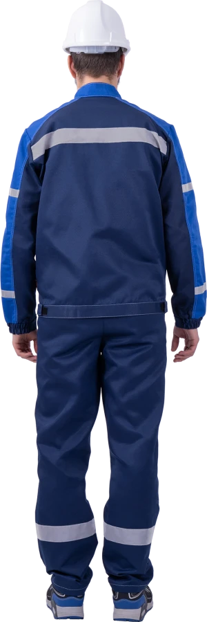 Костюм РОУД летний, синий-василек (Куртка+полукомбинезон) Кос 453