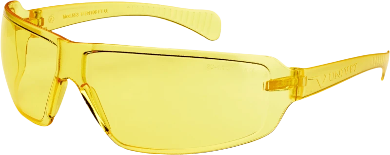 Очки UNIVET™ 553 ZERO NOISE (553Z.01.01.03) (РС) AS+/AF (К), желтые Очк 803.03