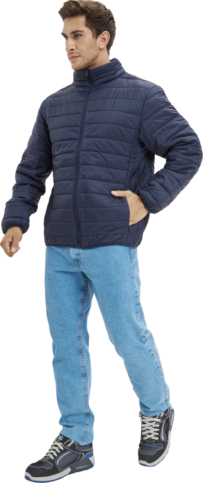 Куртка ДЕМИ стеганая, т/синий Кур 001