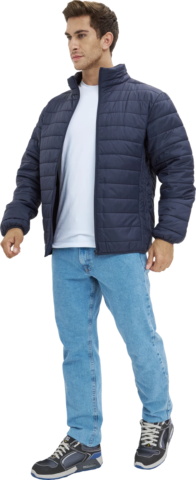 Куртка ДЕМИ стеганая, т/синий Кур 001