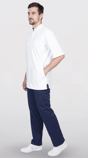 Блуза ЛОРД с коротким рукавом, белая Блу 001