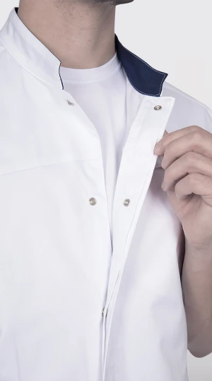 Блуза ЛОРД с коротким рукавом, белая Блу 001