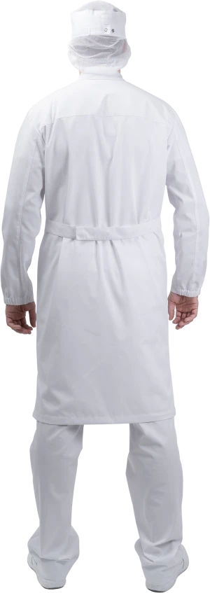 Халат мужской АПРЕЛЬ ХАССП от механических воздействий и ОПЗ, белый Хал 877