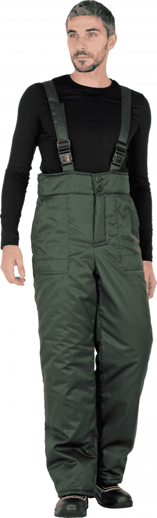 Брюки мужские ЛАНДШАФТ от пониженных температур воздуха, механических воздействий и ОПЗ, зелёные Брю 606