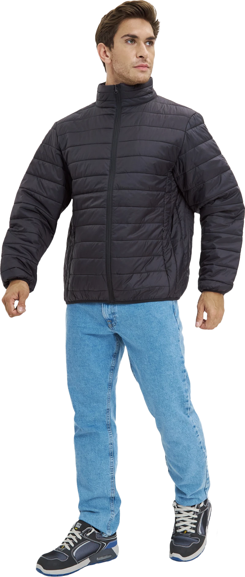 Куртка ДЕМИ стеганая, черный Кур 002