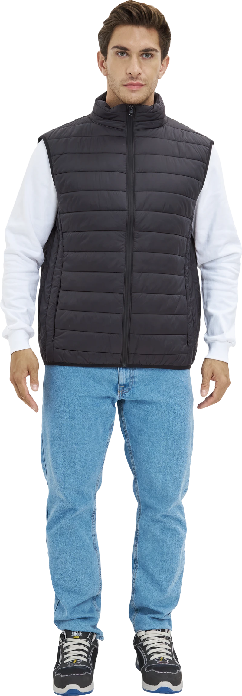 Жилет ДЕМИ стеганый, черный Жил 006