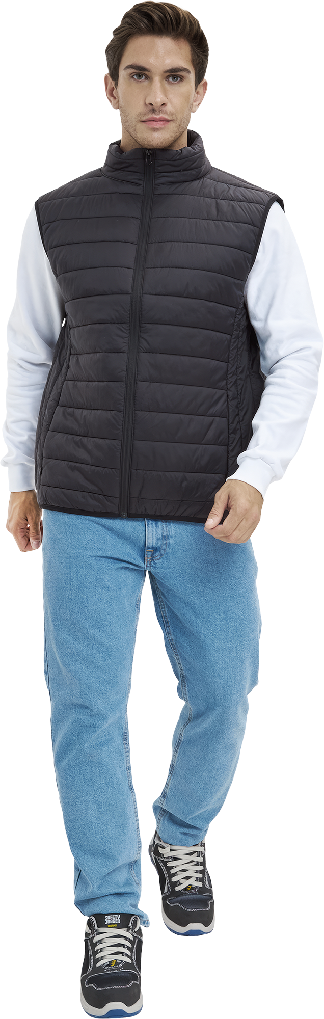 Жилет ДЕМИ стеганый, черный Жил 006