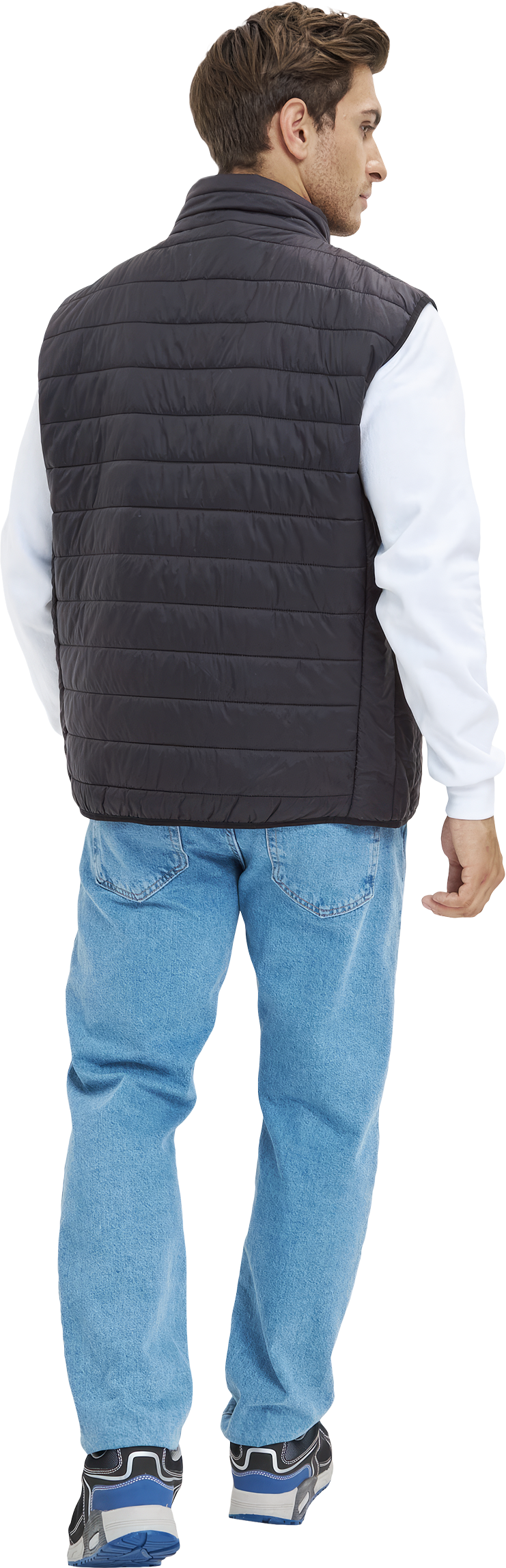 Жилет ДЕМИ стеганый, черный Жил 006