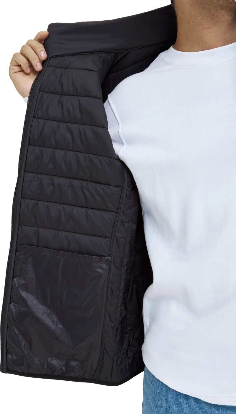 Жилет ДЕМИ стеганый, черный Жил 006