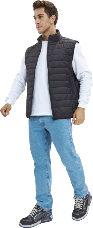 Жилет ДЕМИ стеганый, черный Жил 006