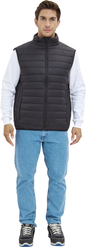 Жилет ДЕМИ стеганый, черный Жил 006