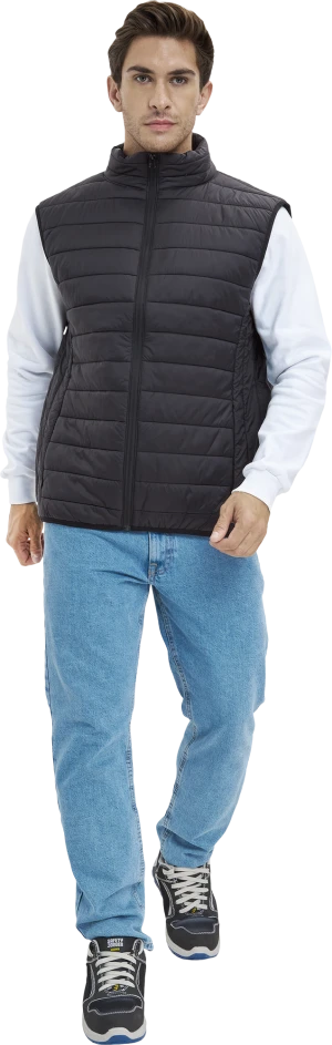 Жилет ДЕМИ стеганый, черный Жил 006