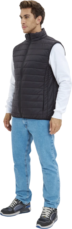 Жилет ДЕМИ стеганый, черный Жил 006