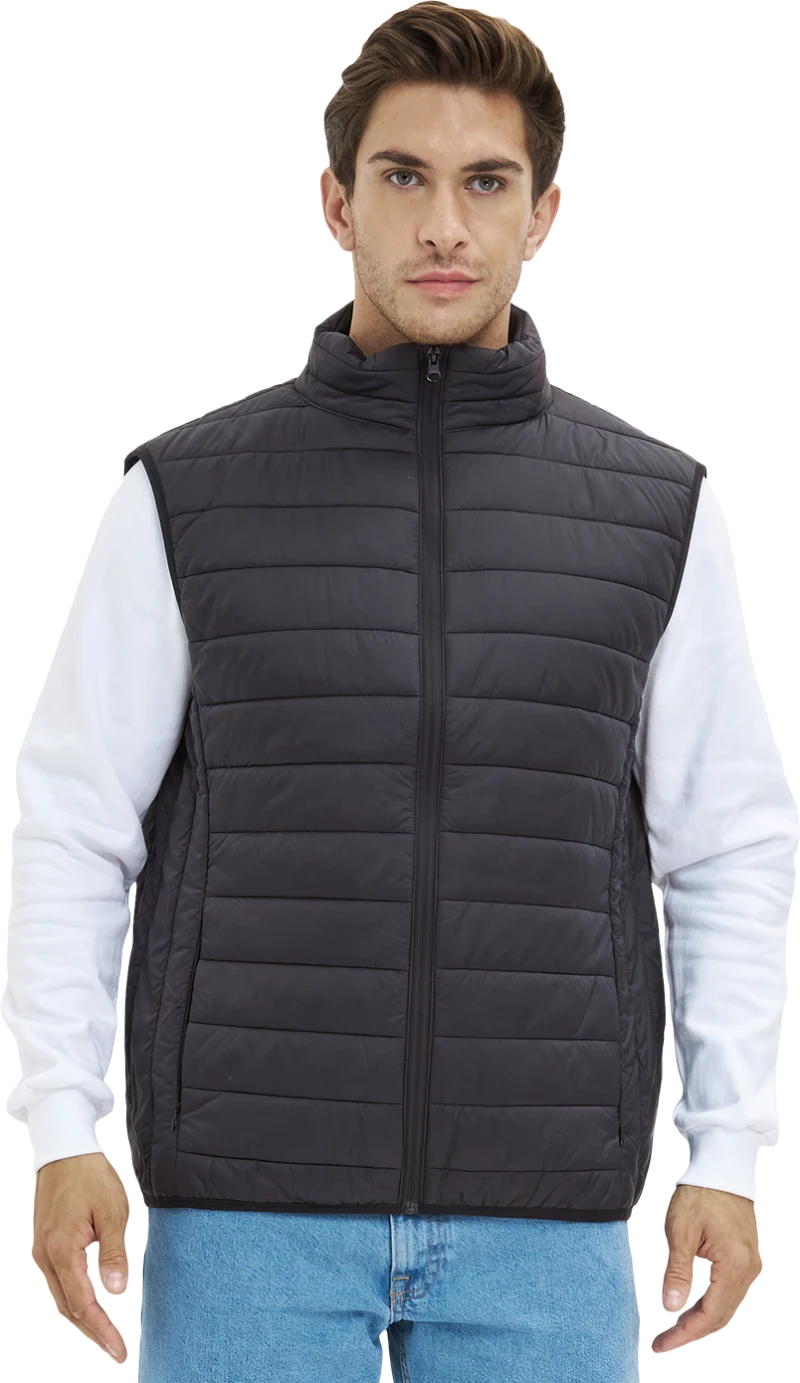 Жилет ДЕМИ стеганый, черный Жил 006