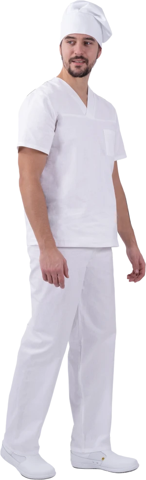 Костюм ПЕКАРЯ мужской от ОПЗ (блуза, брюки) Кос 024